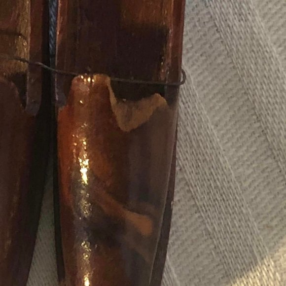 Jamboree Wheeling, West Virginia USA Brown Metal Cowbell & Brown Wooden Miniatur - Picture 10 of 10